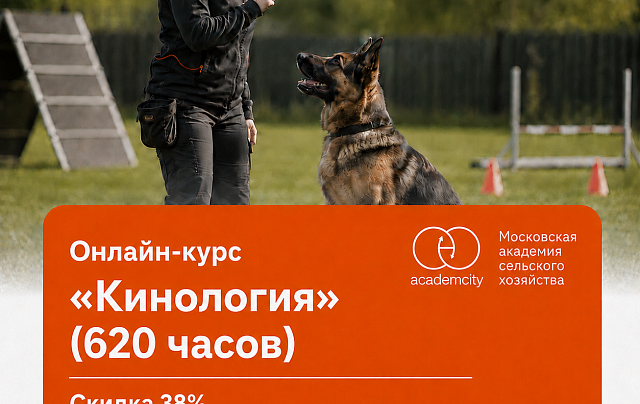 Онлайн-курс «Кинология» (620 часов)