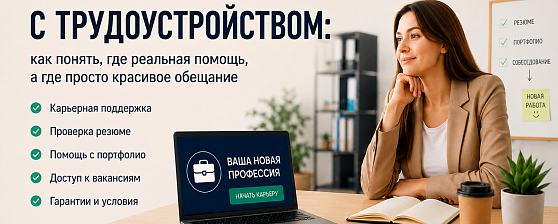 Курсы с трудоустройством: как понять, где реальная помощь, а где просто красивое обещание Курсы с трудоустройством: как понять, где реальная помощь, а где просто красивое обещание