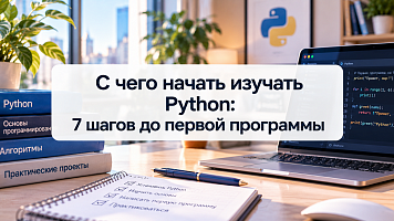 С чего начать изучать Python: 7 шагов до первой программы