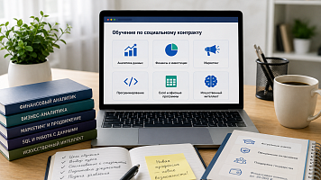 Обучение по социальному контракту в 2026 году: как получить до 30 000 ₽ на курсы