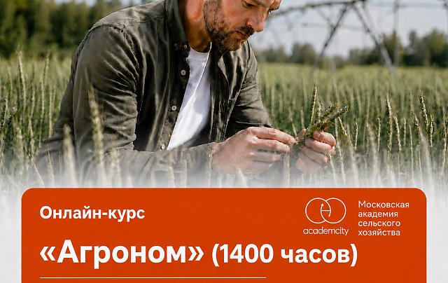 Онлайн-курс «Агроном» (1400 часов)