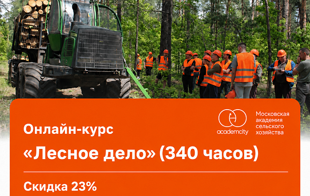 Онлайн-курс «Лесное дело» (340 часов)