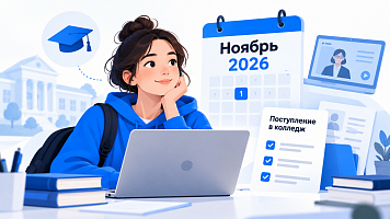 Поступление в колледж в ноябре 2026 года: сроки, 4 варианта и обучение онлайн